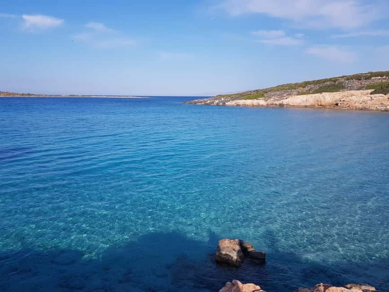 Heraklion Areas : Elounda Boat Trip -The Authentic - Two hours at Kolokytha Beach