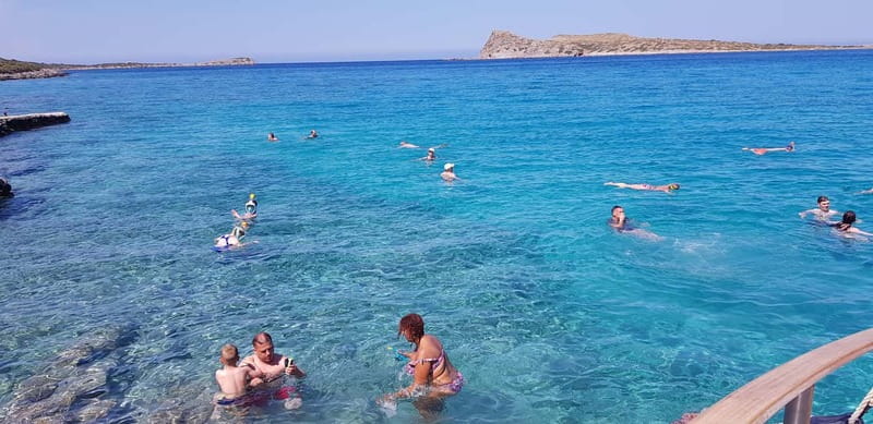 Heraklion Areas : Elounda Boat Trip -The Authentic - Skistra Beach and the weather question