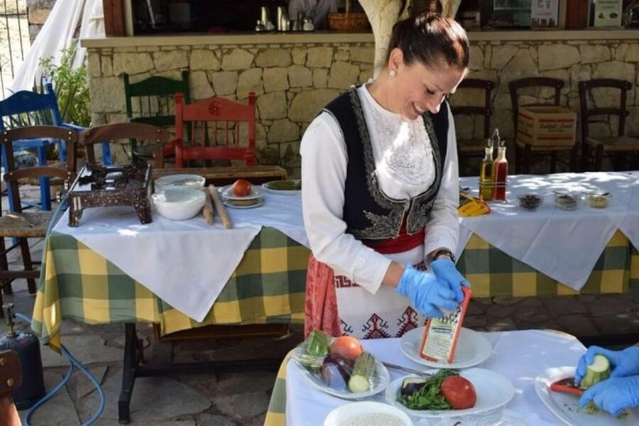 Heraklion: Cretan Cooking Lesson with Lunch in Arolithos - Timing, booking, and practical details