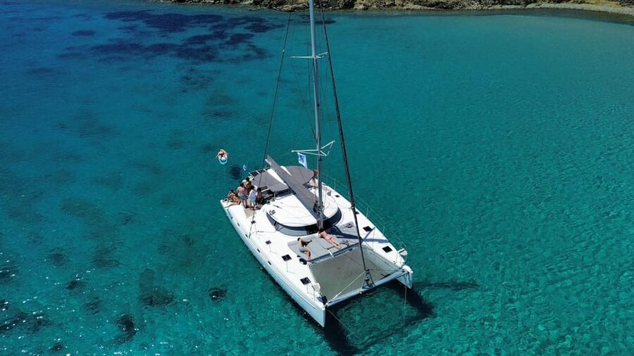 Heraklion: Dia Island Luxury Catamaran Cruise with Meal - What to bring and what to know before boarding