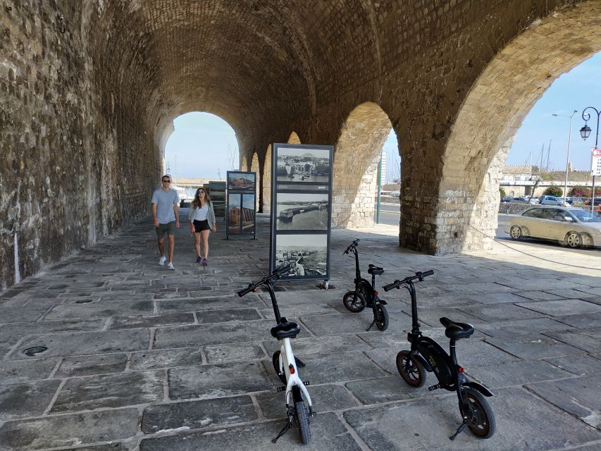 Heraklion: Ecobike Sightseeing Tour with Greek Meze - Venetian Walls: Heraklion’s defensive backbone