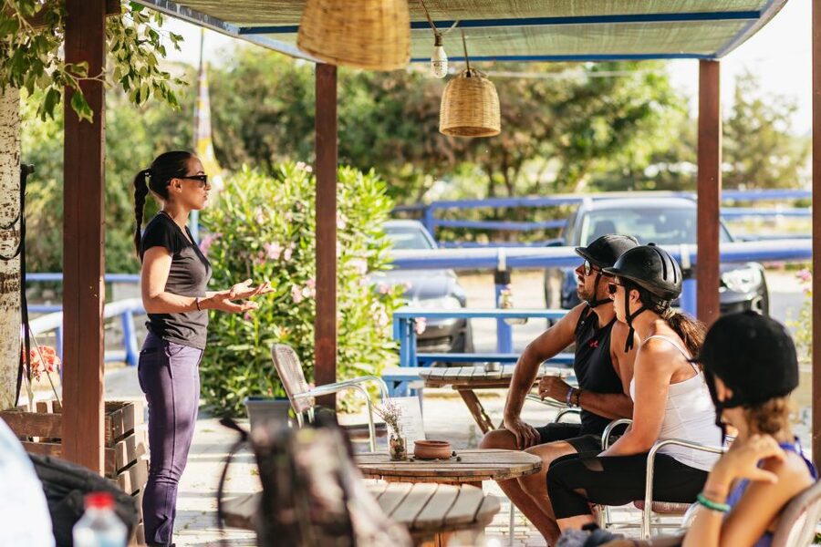 Heraklion: Finikia Horse Riding Tour with Lunch or Dinner - The Cretan meal is more than a finish