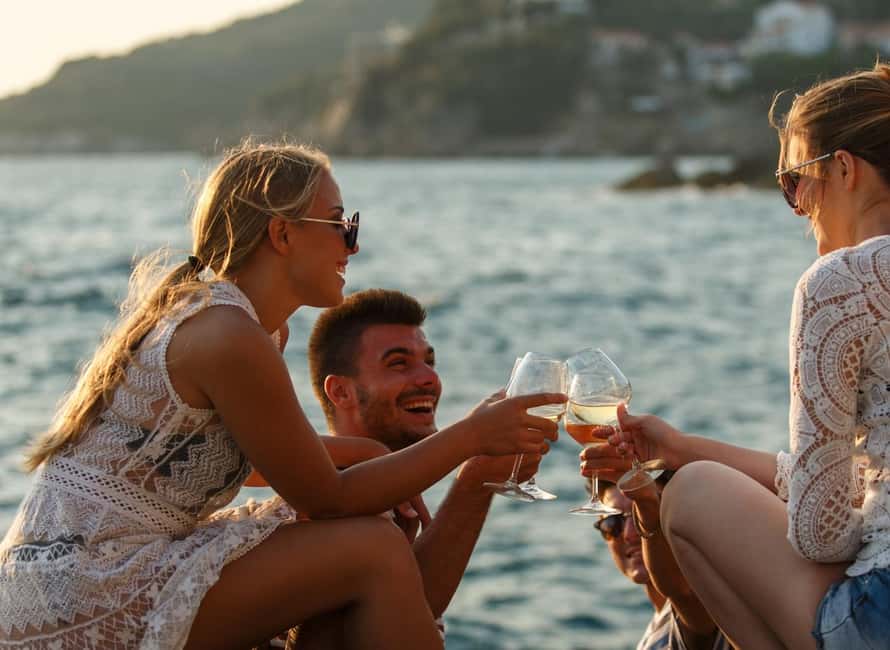 Heraklion Luxury Catamaran Dia Isla -Gourmet Lunch Top Rated - Swimming, snorkeling, SUP, and fishing at Dia