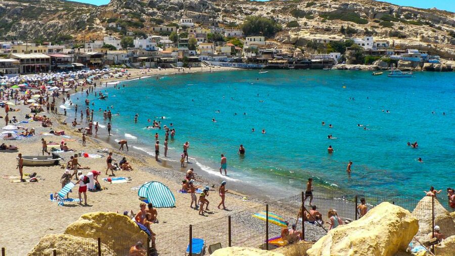 Heraklion: Matala Beach, Hippie Caves & Odigitria Monastery - Key points at a glance