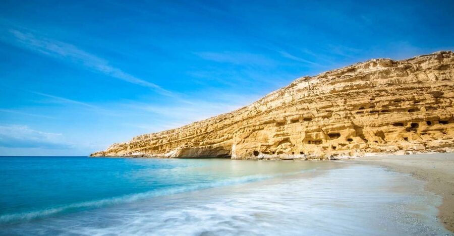 Heraklion: Matala Beach, Hippie Caves & Odigitria Monastery - Why Matala makes this an easy beach day