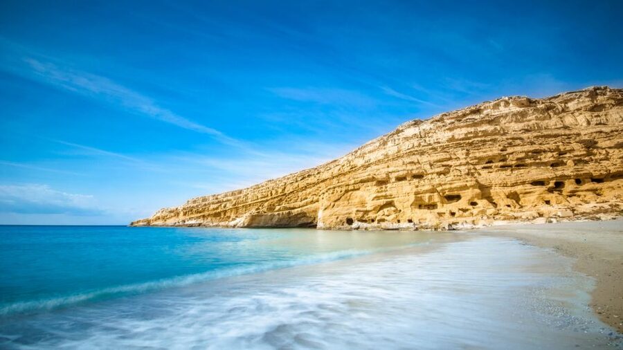 Heraklion: Matala Beach, Hippie Caves & Odigitria Monastery - Four hours gives you room to choose your own Matala
