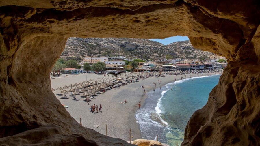 Heraklion: Matala Beach, Hippie Caves & Odigitria Monastery - The drive south is part of the experience