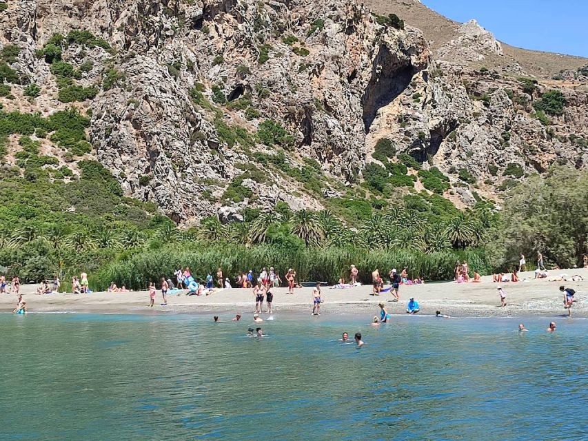 Heraklion: Preveli By Boat, Damnoni & Kourtaliotiko Springs - Damnoni Beach gives you time to slow down