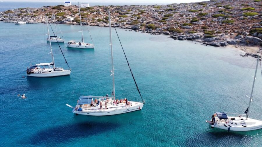 Heraklion: Sailboat Cruise to Dia Island with Drinks & Lunch - Anchoring in Saint George Bay