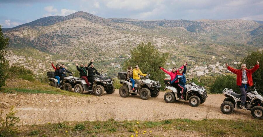 Hersonissos: ATV Quad Bike Safari in the Mountains of Crete - Aposelemis Dam and the underwater village of Sfentili
