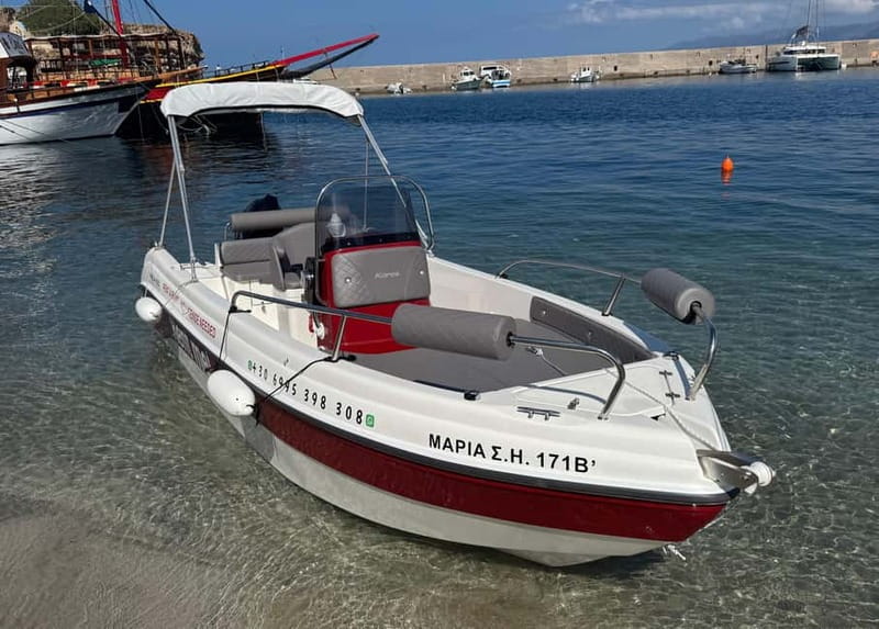 Hersonissos: Rent a Boat - No License Needed - What you can do during the two hours