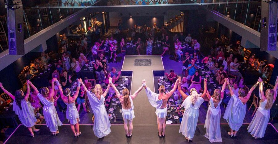 Hersonissos: Troy Dinner-Show Theatre Experience Tickets - Transport, timing, and practical details