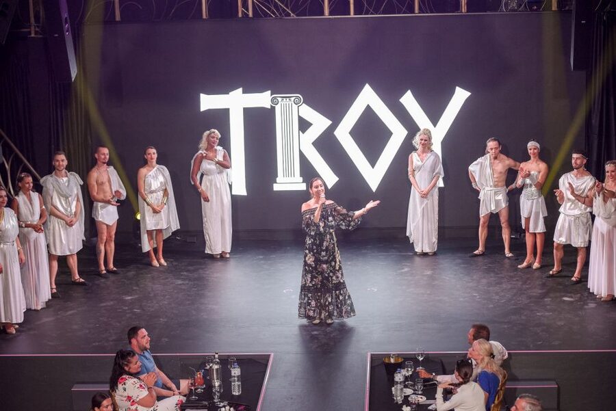 Hersonissos: Troy Dinner-Show Theatre Experience Tickets - What happens when you arrive in Hersonissos