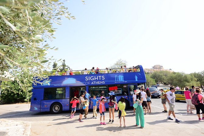 Hop on Hop Off Classic tour of Athens, Piraeus & Beaches - Audio commentary, Wi-Fi, and the upper deck