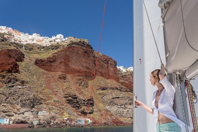 Island Hopping: Santorini Catamaran Charter Cruise with a skipper - Key points to know before booking