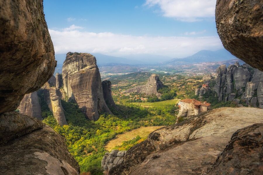 Kalabaka: Meteora Monasteries Minibus Tour with Photo Stops - St. George the Mandilas and the older religious sites