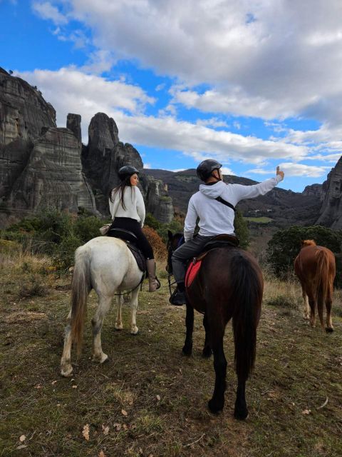 Kastraki: Meteora Morning Horse Riding with Monastery Visit - Riding the trails around Meteora