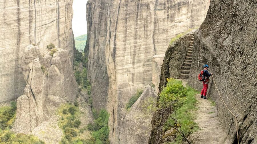 Kastraki: Meteora Via Cordata Hiking Tour to the Great Saint - How the Via Cordata feels