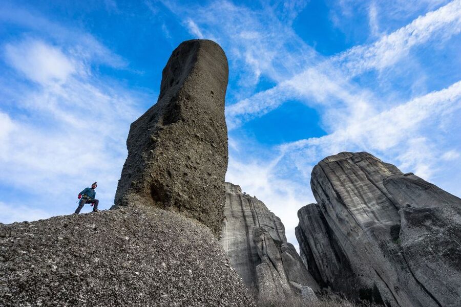 Kastraki: Meteora Via Cordata Hiking Tour to the Great Saint - Quiet routes and views along the way