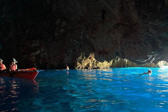 Kayak Trip to Hidden blue Cave, with lunch & fruits. - Homemade lunch beside the Ionian Sea