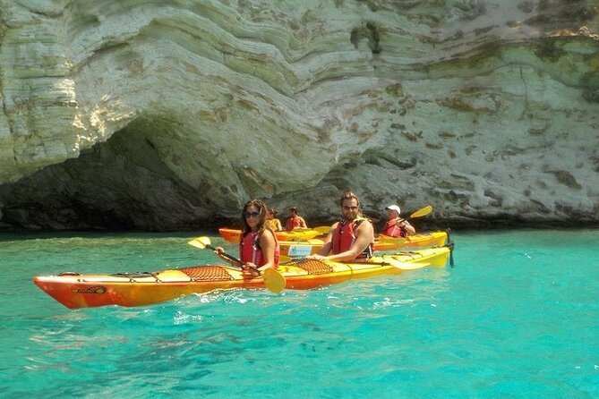 Kayak Trip to Hidden blue Cave, with lunch & fruits. - Paddling southeast along the coast
