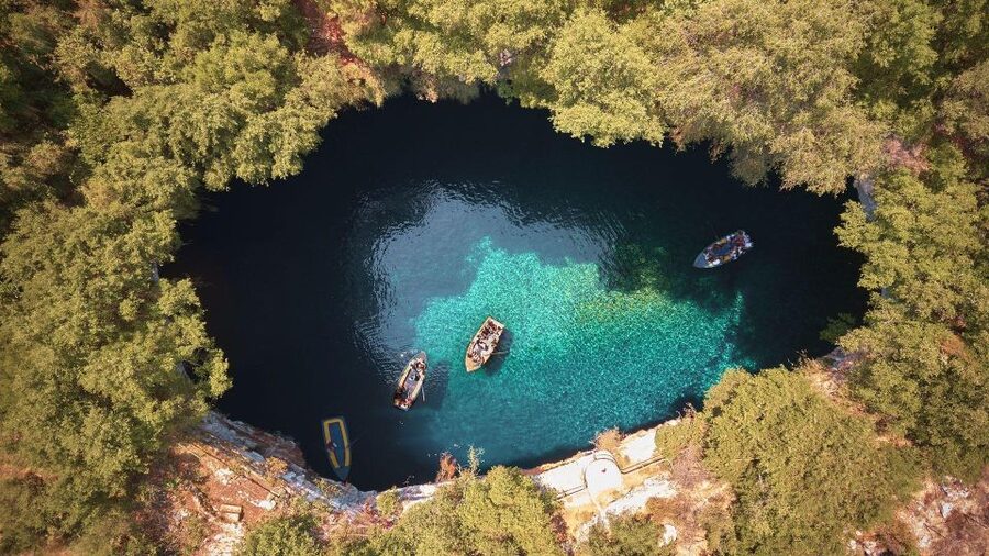 Kefalonia: Assos and Fiscardo Guided Tour - Melissani Cave and its short underground boat ride