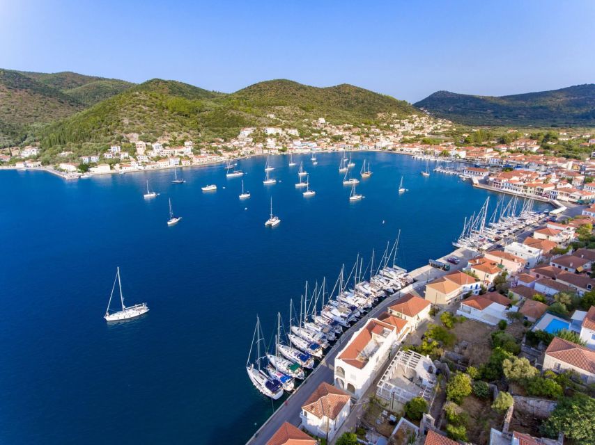 Kefalonia: Ithaca Cruise from Poros Port with Swim Stops - Leaving Poros for Ithaca