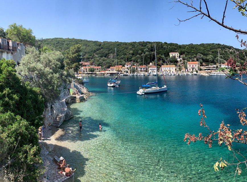 Kefalonia: Ithaca Cruise from Poros Port with Swim Stops - Kioni, where the harbor is the attraction