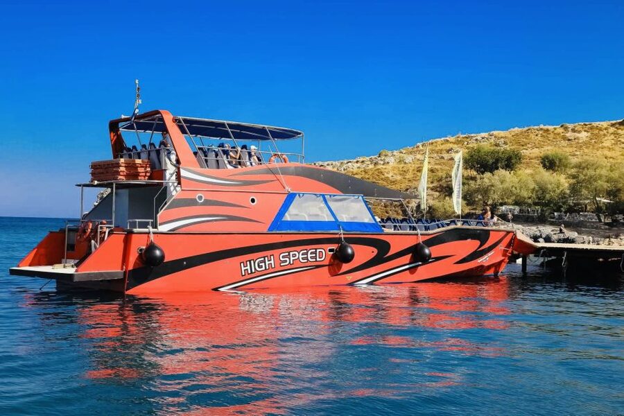 Kiotari, Lardos, Lindos: High Speed Boat Trip to Rhodes Town - The 1.5-hour ride up Rhodes’ east coast