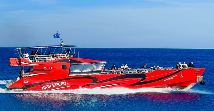 Kiotari, Lardos, Lindos: High Speed Boat Trip to Rhodes Town - Who will enjoy this day most?