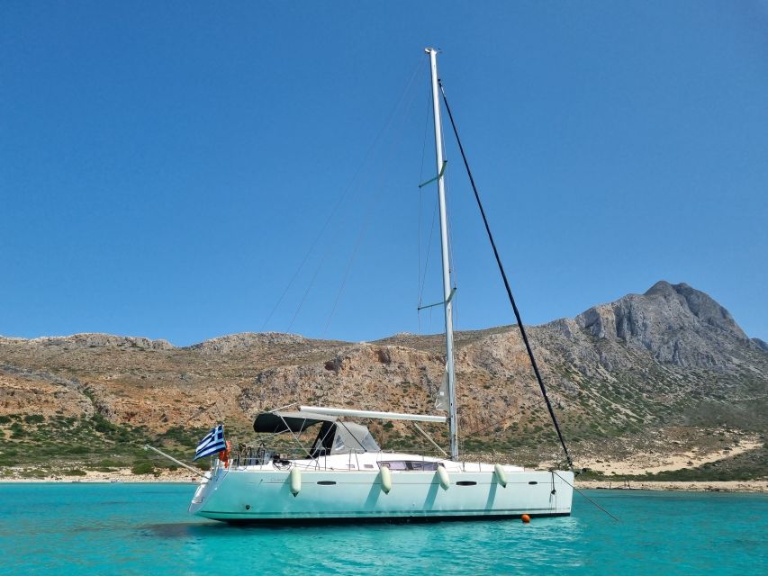 Kissamos: Balos and Gramvousa Private Sailing Trip with Meal - A Cretan lunch in the shade