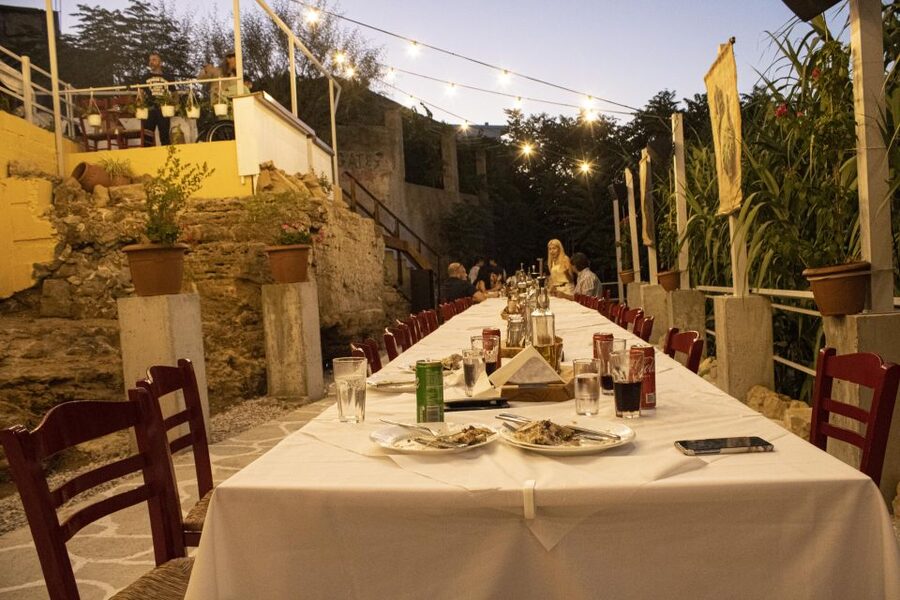 Kissamos: Greek Night with Buffet Dinner and Plate Smashing - Four hours from dinner to a Greek party
