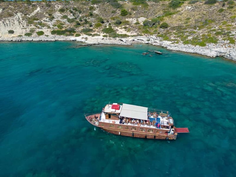 Kolympia : Transfer & Cruise to Lindos with 3 Swimming Stops - Navarone Bay is the first water stop
