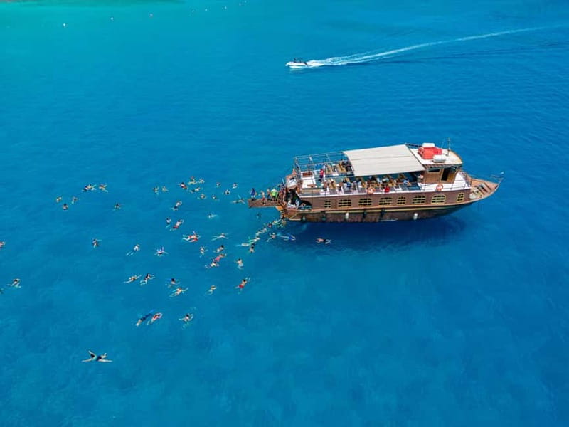 Kolympia : Transfer & Cruise to Lindos with 3 Swimming Stops - Tsambika Beach finishes the swim sequence