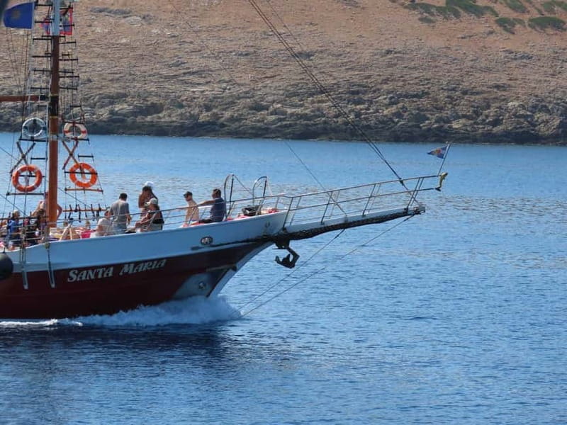 Kos: 3-Island Cruise with Greek BBQ Lunch and Swimming - The first 80 minutes: open water and Dodecanese views