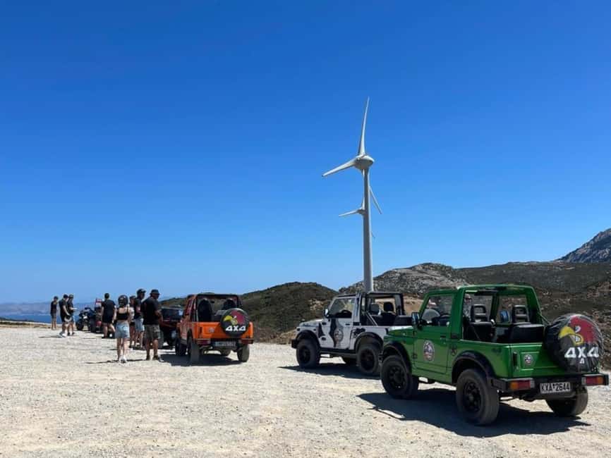 Kos: Guided Jeep or Quad Off-Road Tour with Drinks and Lunch - Starting at Moto Harley with a proper safety check