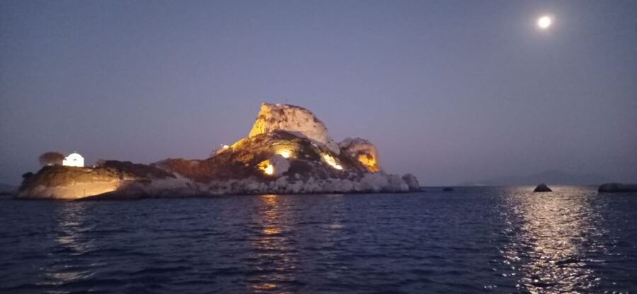 Kos: Sunset Cruise with Swimming and BBQ Dinner - A sunset cruise that begins with a long ride south