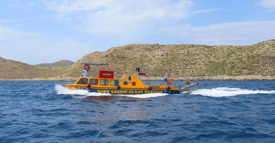 Kos Town: Glass-Bottom Boat Cruise with Swimming Stops - A short cruise with a proper swim stop