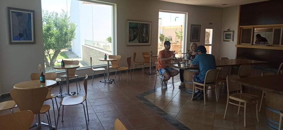Kos: Wineries Tour w/ Wine Tastings & Transportation - Ktima Akrani and the long seated tasting
