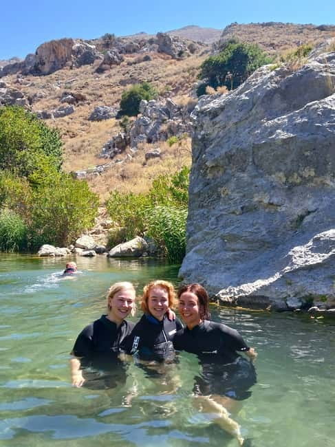 Kourtaliotiko Gorge: Guided River Adventure Trek with Lunch - A Cretan lunch at Banana Garden