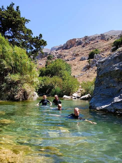 Kourtaliotiko Gorge: Guided River Adventure Trek with Lunch - Getting there from Rethymno