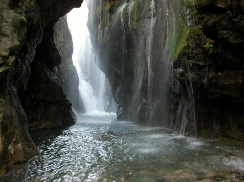 Kourtaliotiko Gorge River Trek with Lunch! Pick-up Avaliable - The waterfall swim is the opening highlight