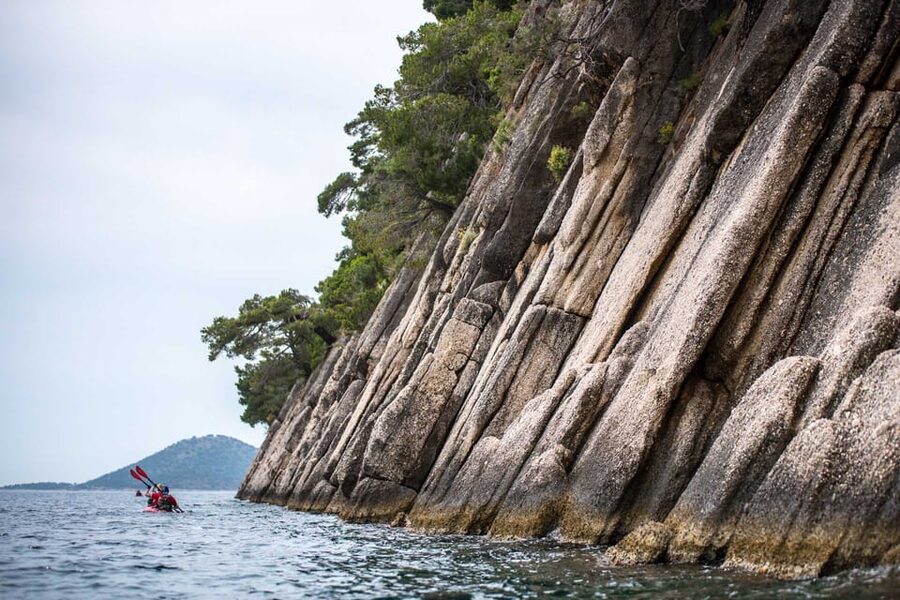 Lefkada: Blue Cave Kayak Tour with a Taste of Greece - From Mikros Gialos into Rouda Bay