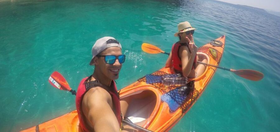 Lefkada: Hidden Blue Cave Kayak Trip with Lunch & Fruits - How difficult is the kayaking?