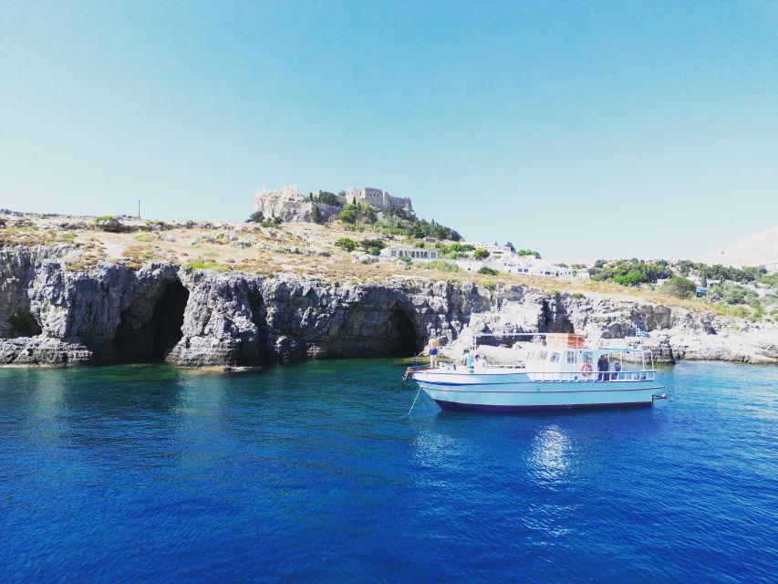 Lindos,Pefkos: All inclusive Swim & Snorkel Boat Cruise - The essentials at a glance
