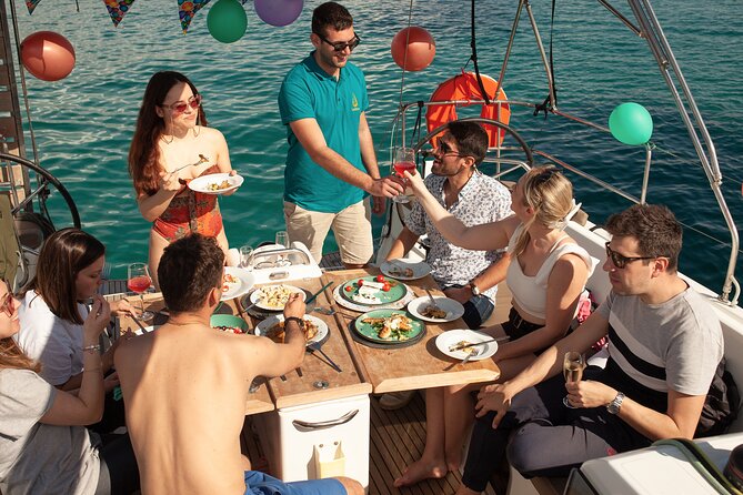 Luxury Catamaran Morning Semi-Private & Greek Gastronomy Athens - Three hours for swimming, snorkeling, and doing nothing