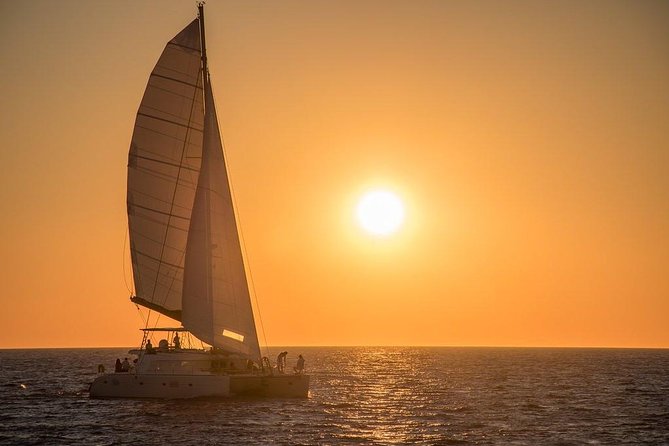 Luxury Small-Group Catamaran Cruise with BBQ, Open bar & Transfer - Indian Rocks and volcanic formations