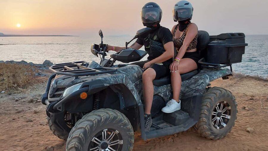 Malia: Off-Road Quad Safari Evening Tour with Dinner - Dinner After the Ride