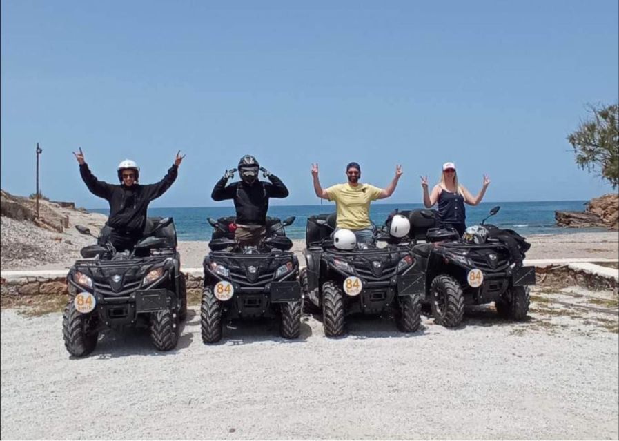 Malia: Off-Road Quad Safari Tour with Lunch and Transfers - What the $89 price includes