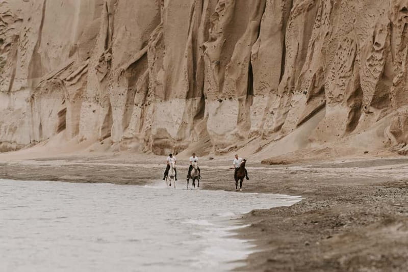 Megalochori: Horseback Riding Tour for Experienced Riders - The Caldera viewpoint from horseback